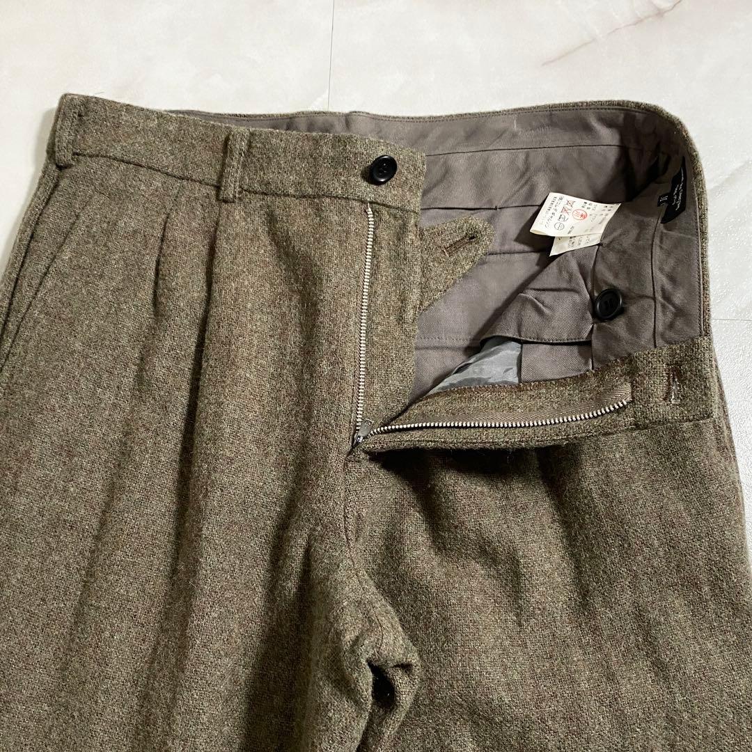 A17664 コムデギャルソンオムプリュス 98AW 2タックウール縮絨パンツM