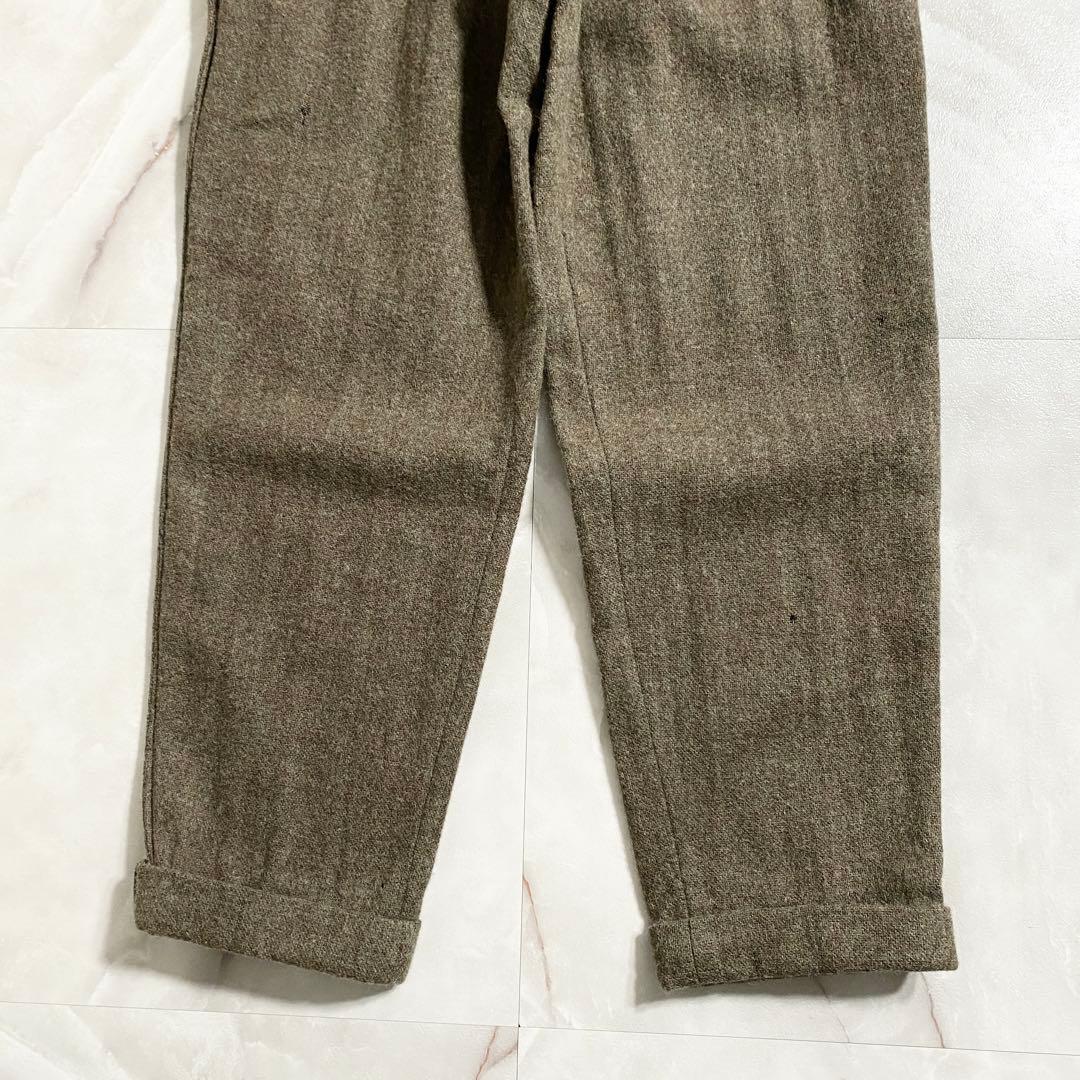 A17664 コムデギャルソンオムプリュス 98AW 2タックウール縮絨パンツM