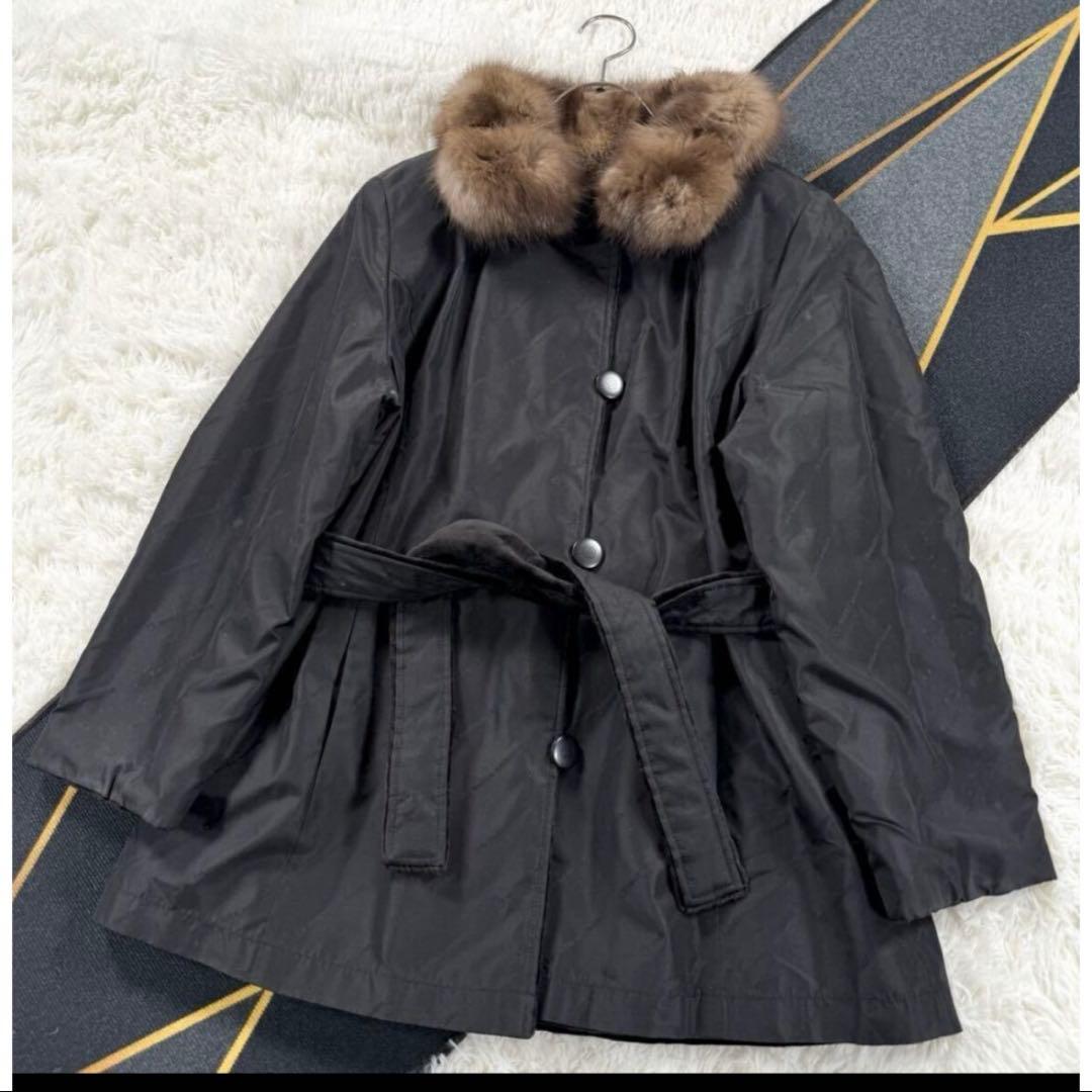 ミラショーン　ロシアンセーブルミンクコート 38サイズ