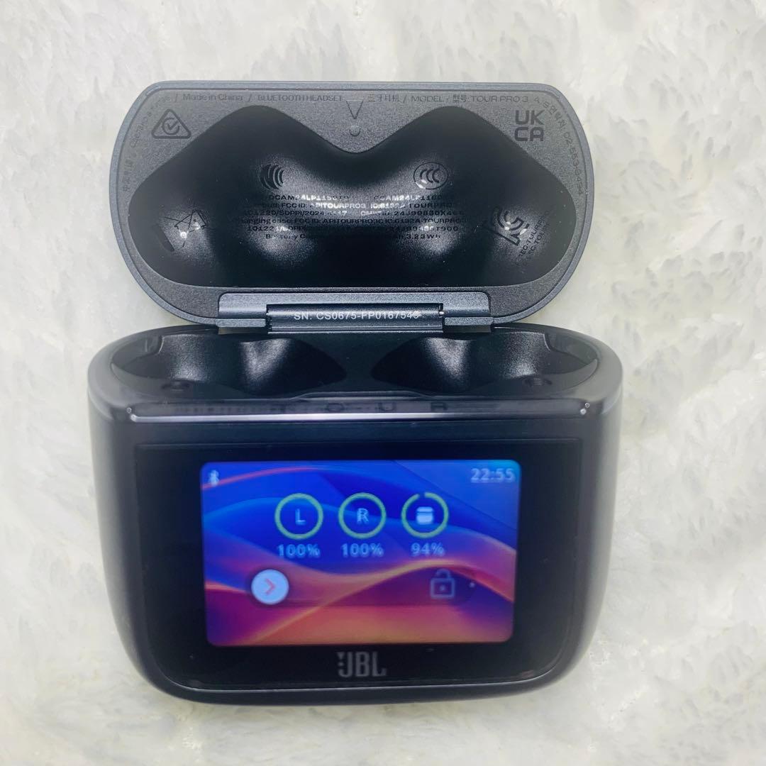 美品 JBL TOUR PRO3 ブラック 充電ケース
