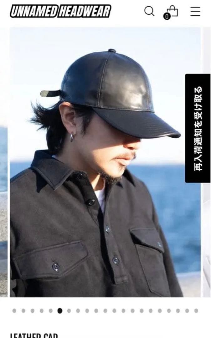 UNNAMED HEADWEAR LEATHER CAP レザーキャップ