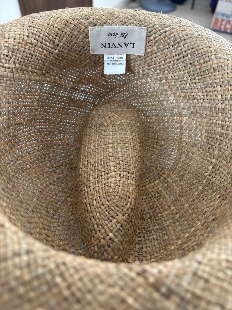 LANVIN paris 2010年　ストローハット