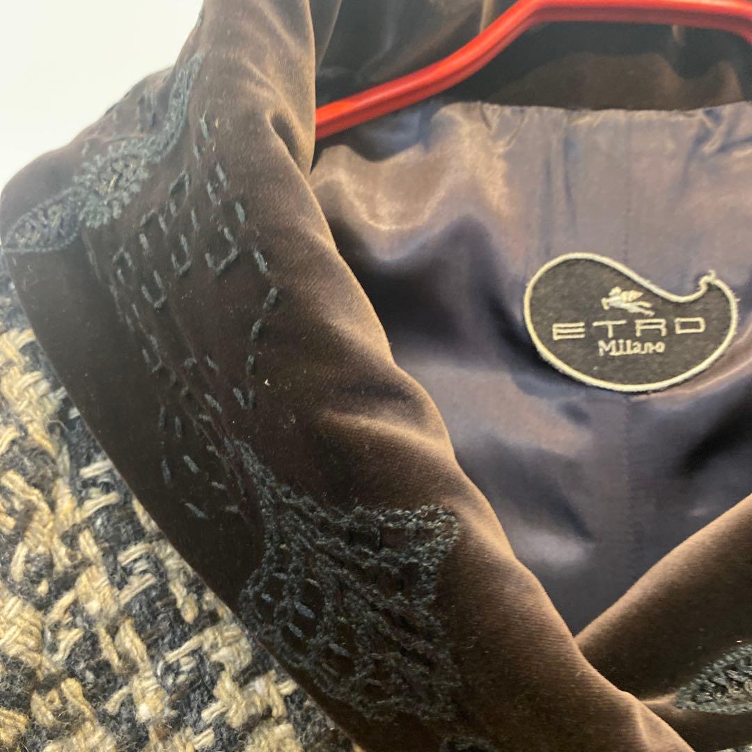 エトロのクラシカルな雰囲気　ロングコート