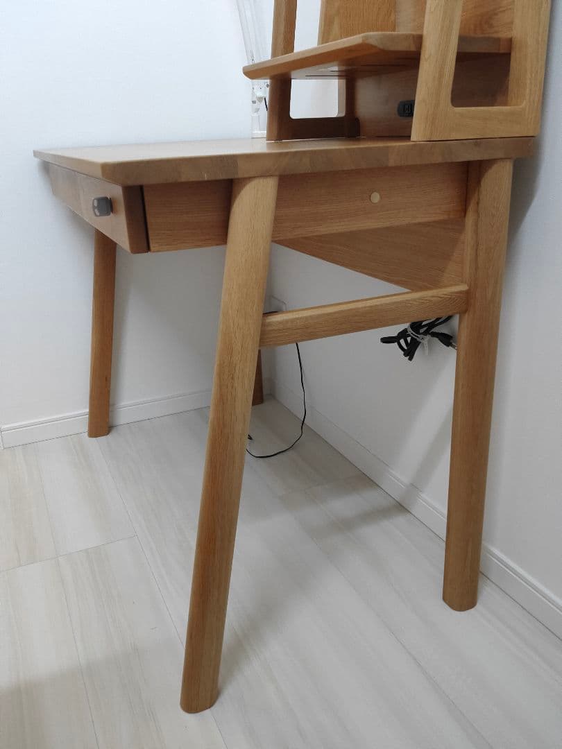 KEYUCA アロン 学習机 ⚠️別出品のデスクワゴンと一緒にご購入ください