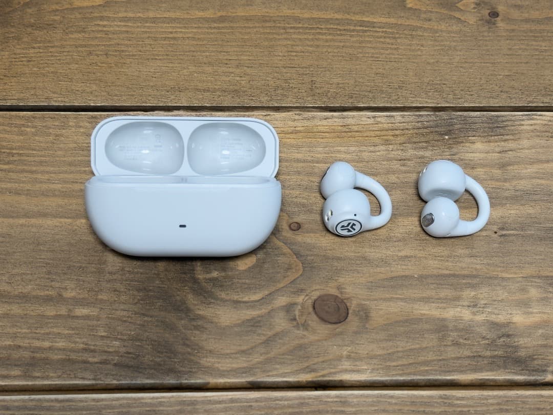 イヤホン JLab Flex Open Earbuds Cloud White