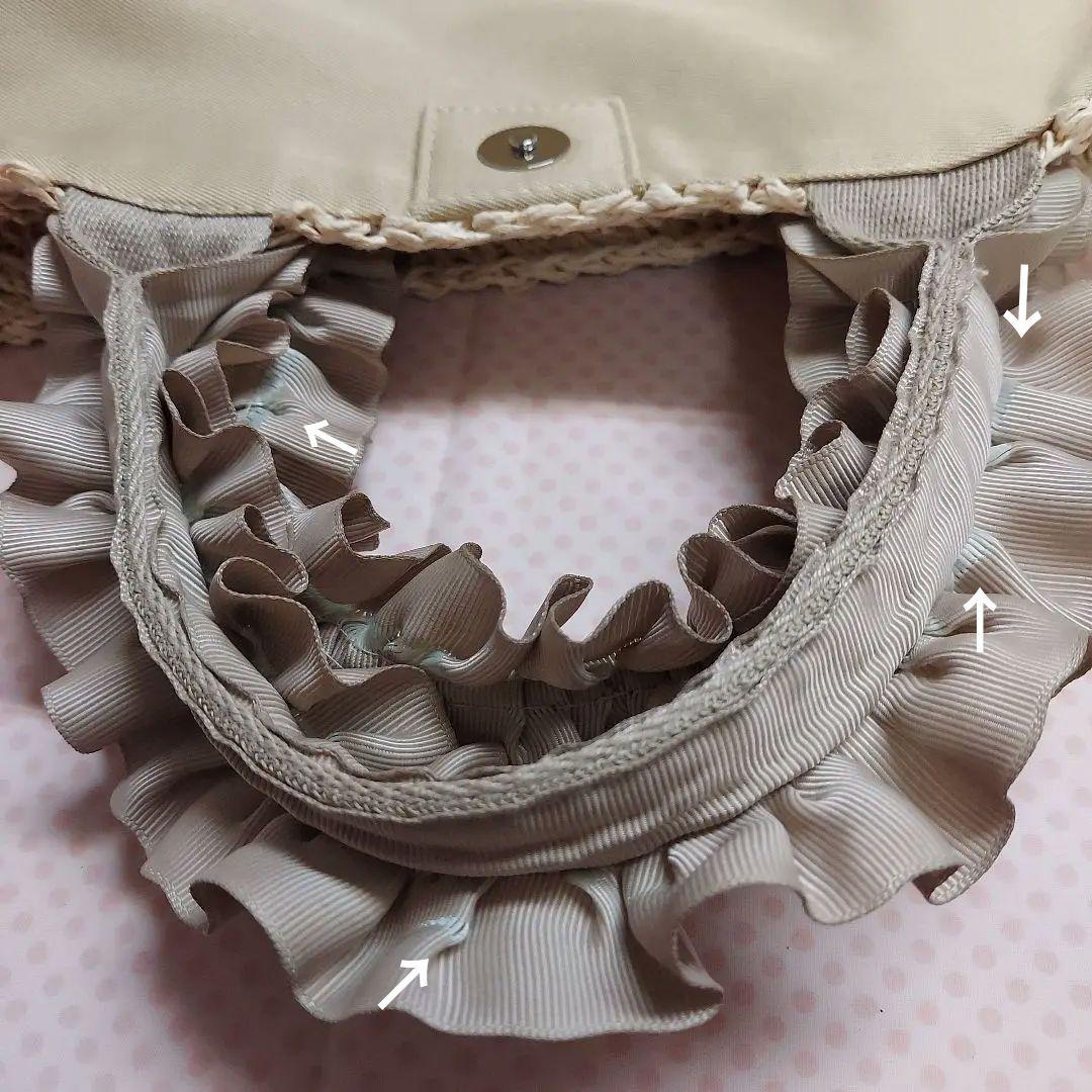 Taycanさん専用♥BEAMS LIGHTS フリル付きかごバッグ