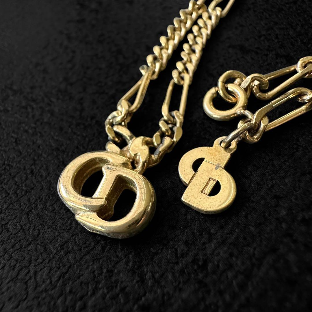 Christian Dior CDロゴ　フィガロチェーン　ネックレス