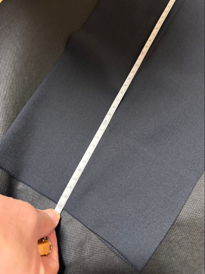 グレー シングルブレスト ビジネススーツ