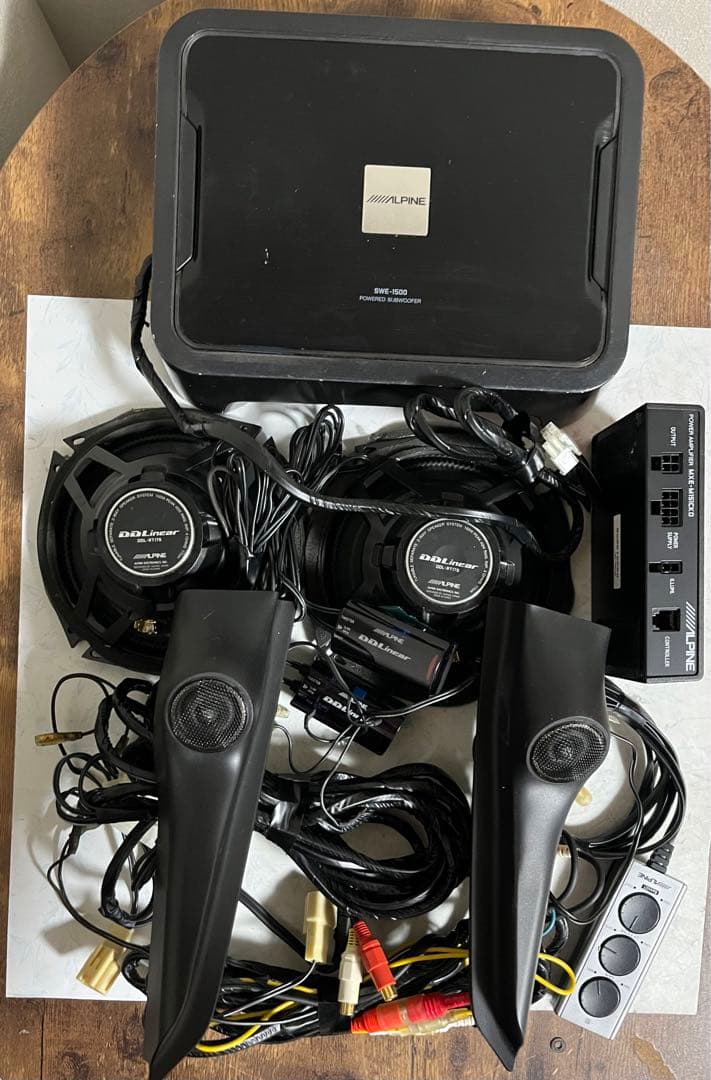 ALPINE DDL-RT17SアルパインSWE-1500スピーカー{ Z }