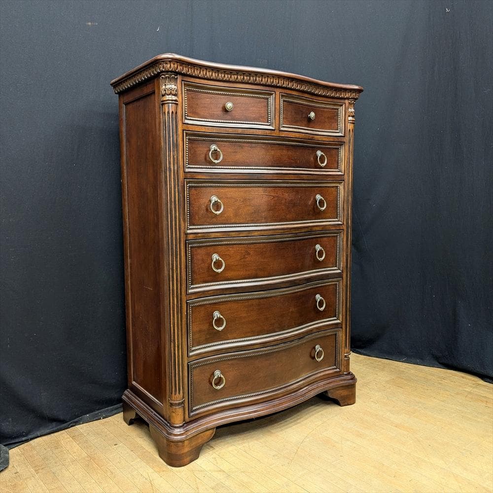 アンティーク調　リビングチェスト　タンス　たんす　チェスト　引き出し　ドロワー