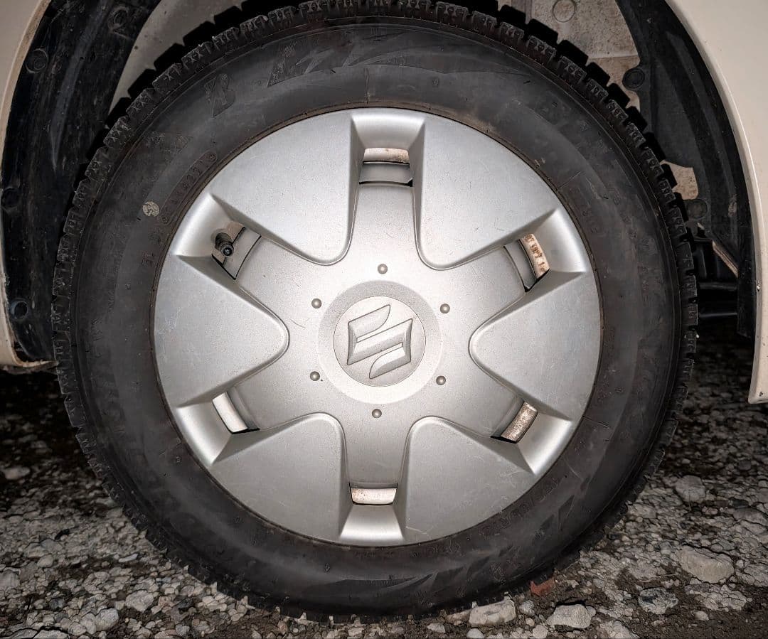 4WD 検9/1/25 スタッドレス アルト AT HA24 スズキ 軽自動車