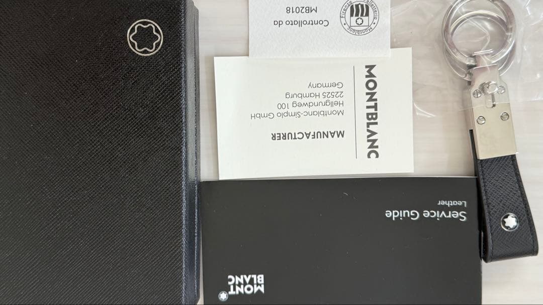 A&SMONTBLANC キーリング ブラック