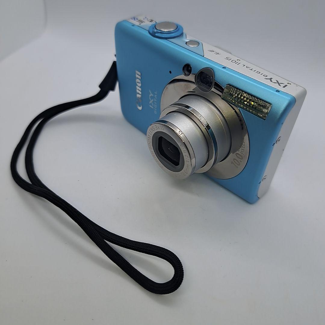 Canon IXY DIGITAL 110 IS デジカメ コンデジ 青 ブルー