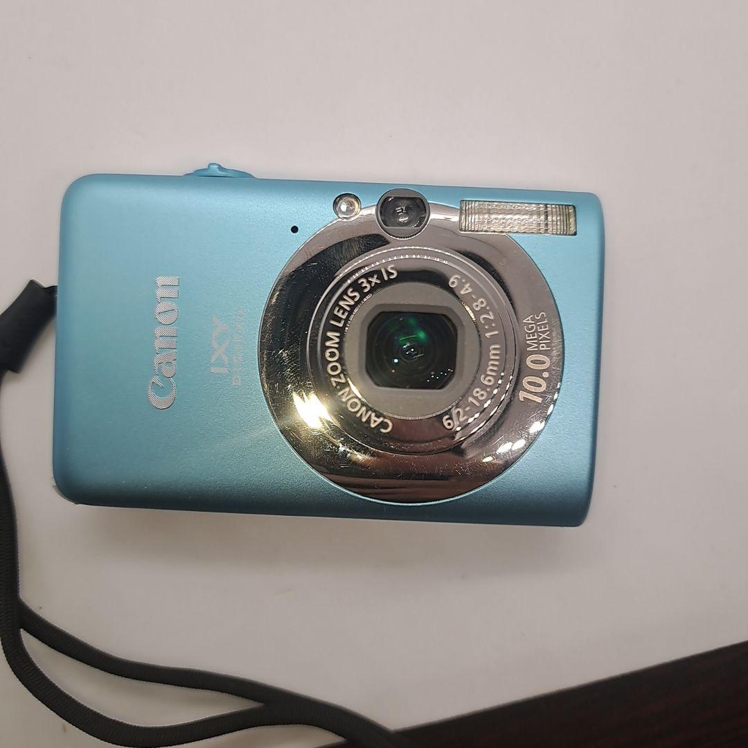 Canon IXY DIGITAL 110 IS デジカメ コンデジ 青 ブルー