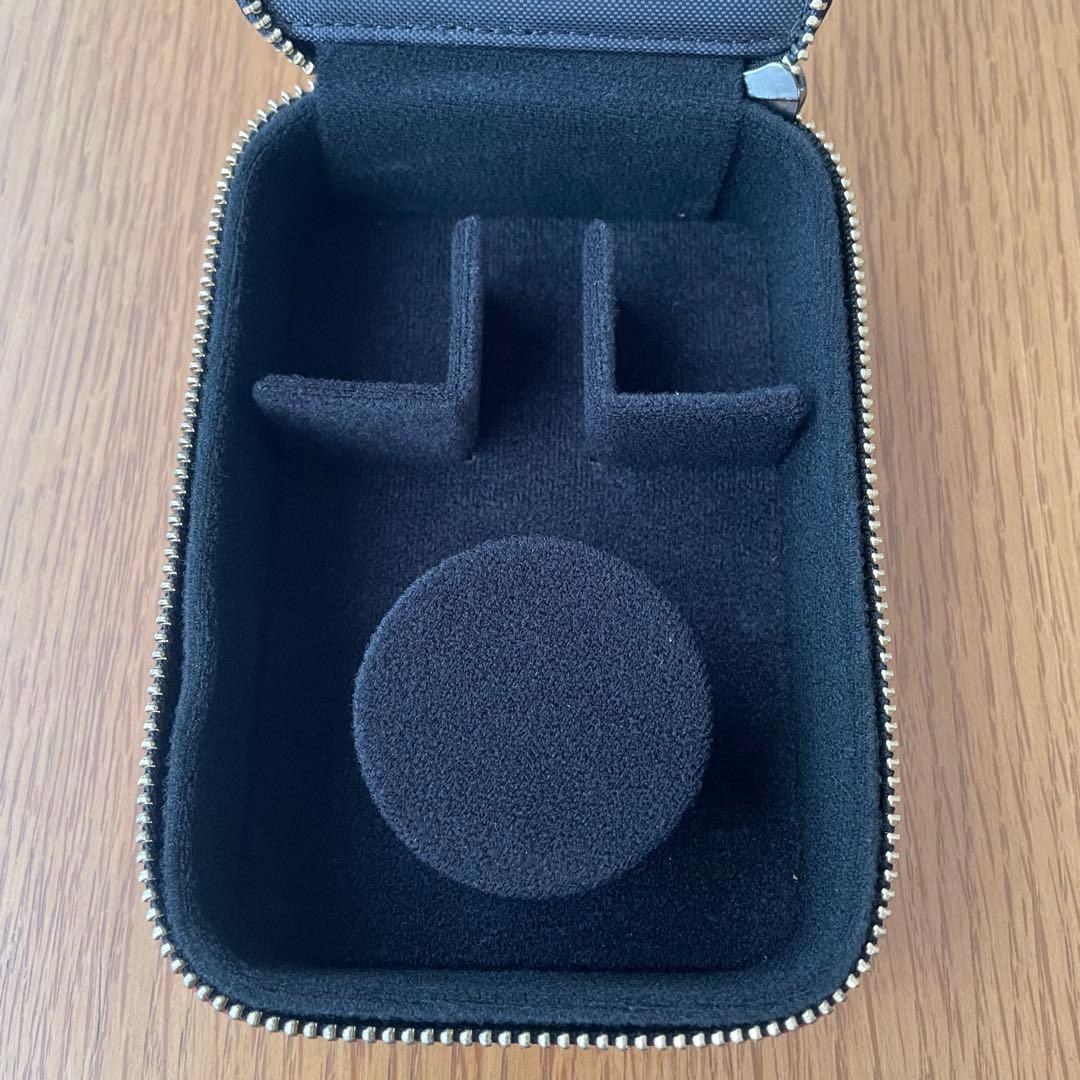 【美品】PLUSSOUND イヤホン レザーケース　色：バーガンディ