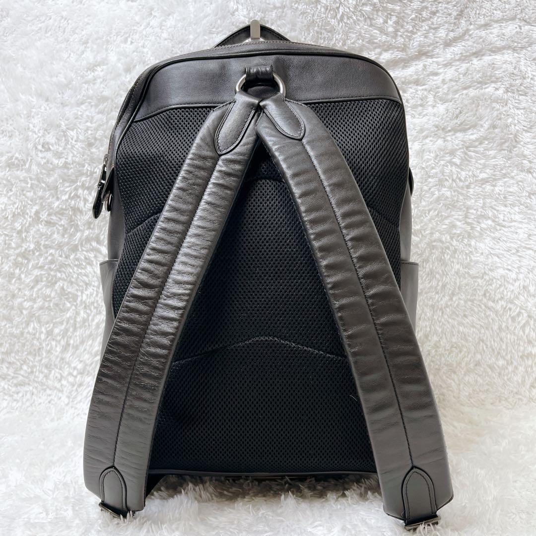 バッグ COACH Graham Backpack all Leather Black
