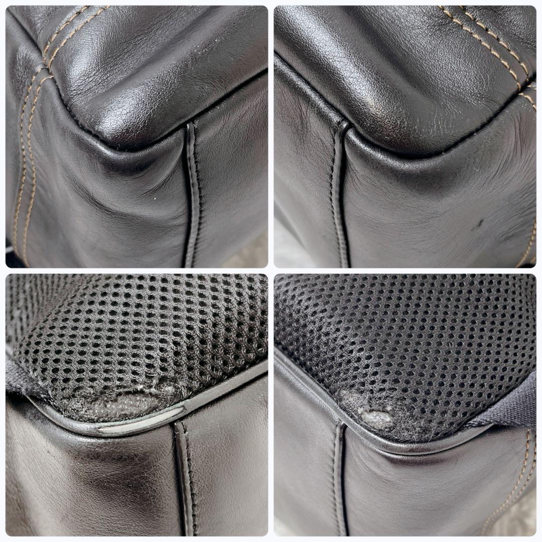 バッグ COACH Graham Backpack all Leather Black