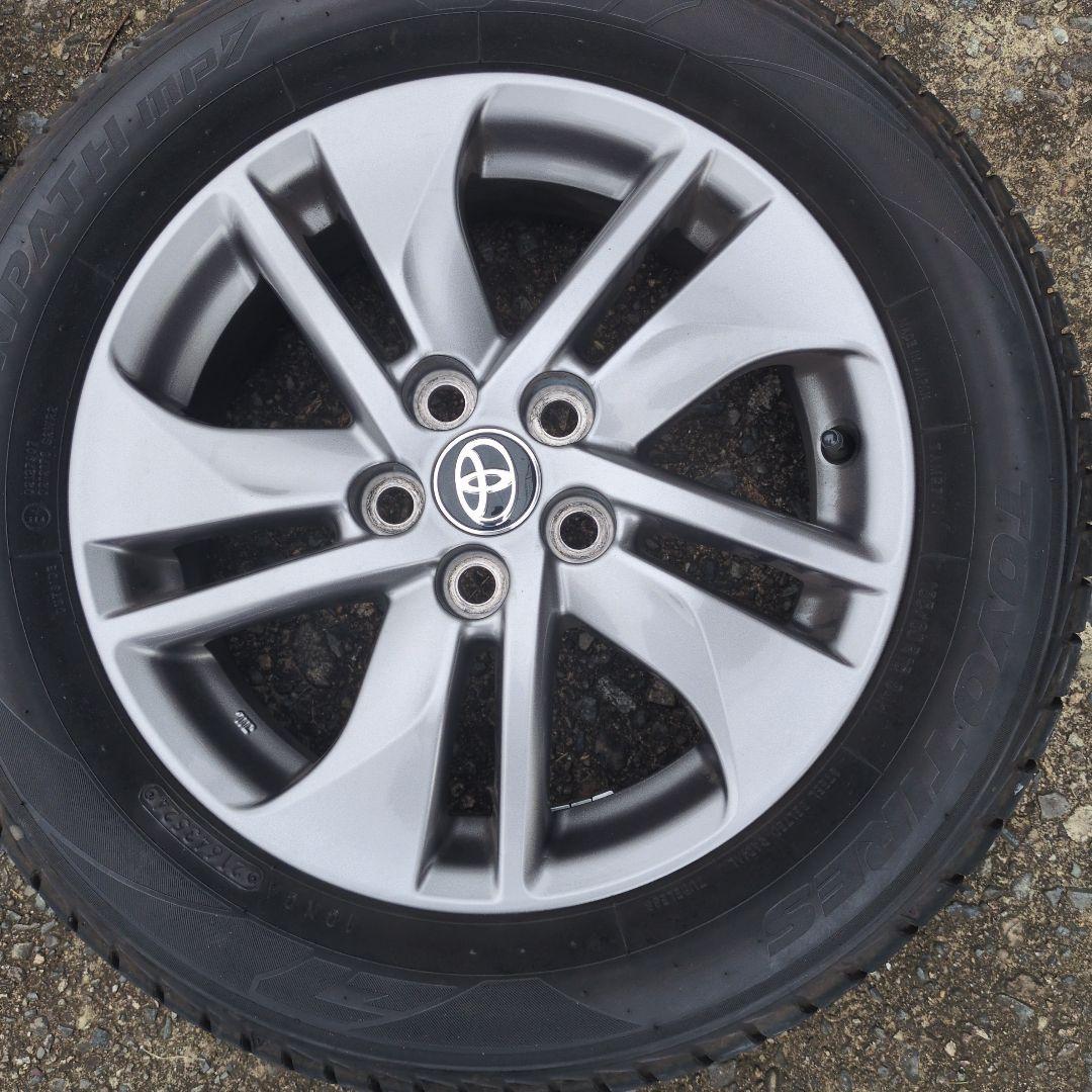 15インチ シルバー ホイールタイヤセット