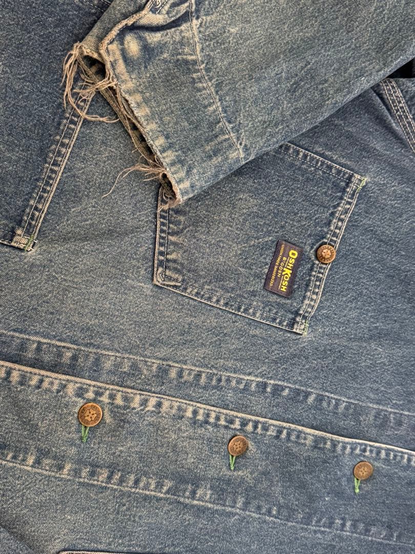 【ヴィンテージ•希少】OSH KOSHオーバーサイズデニムジャケット
