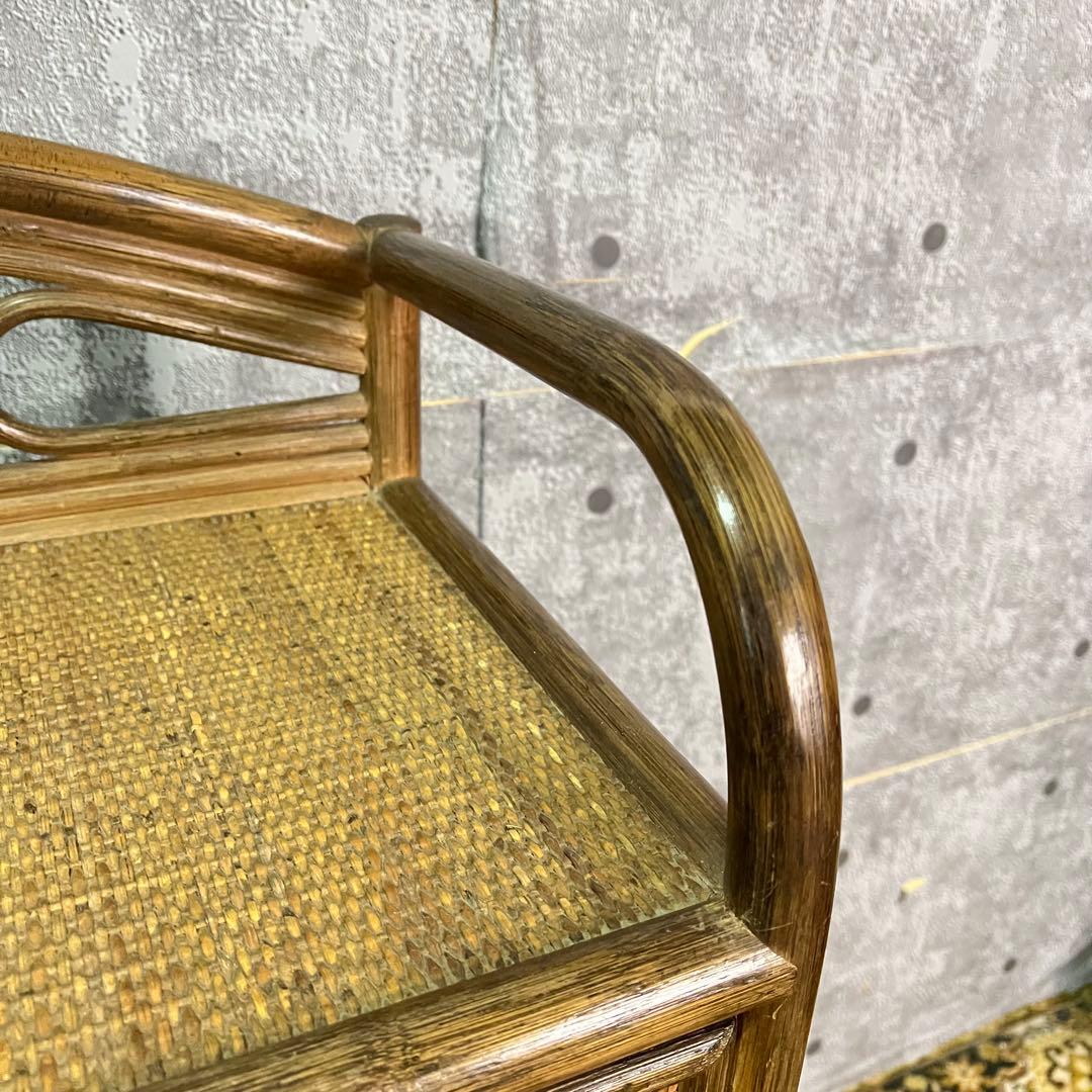 やっち★꧁籐家具꧂ラタン 5段チェスト 箪笥 タンス たんす 昭和レトロ
