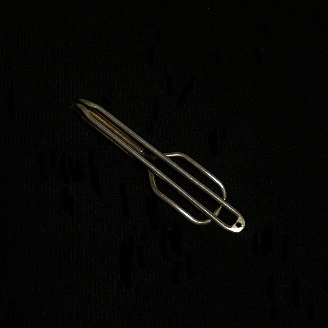 ビンテージ ネクタイ クリップ 925 スターリング シルバー 銀 戦前 レトロ