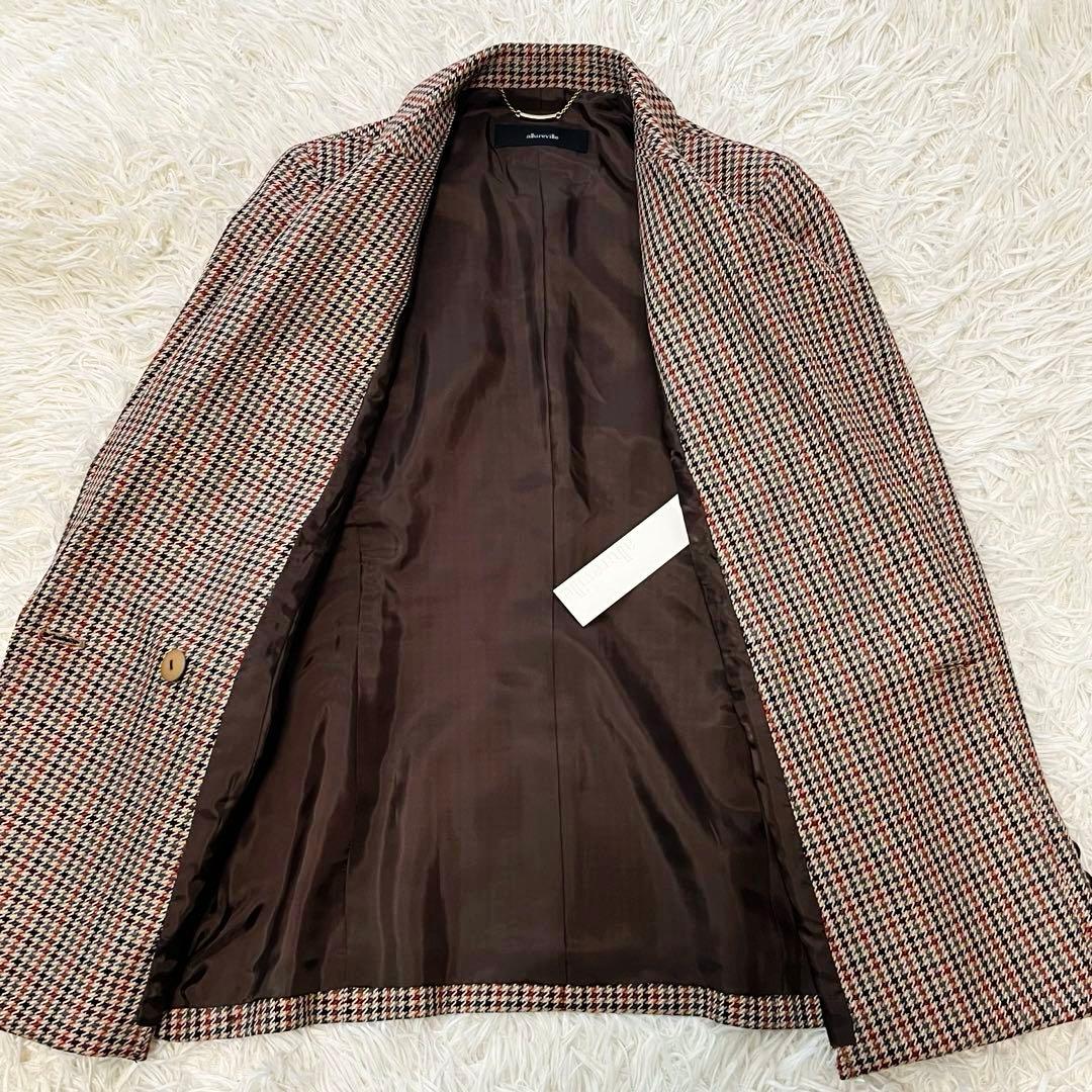 【新品タグ付き✨️】アルアバイル リオペルカラーチェックダブルジャケット