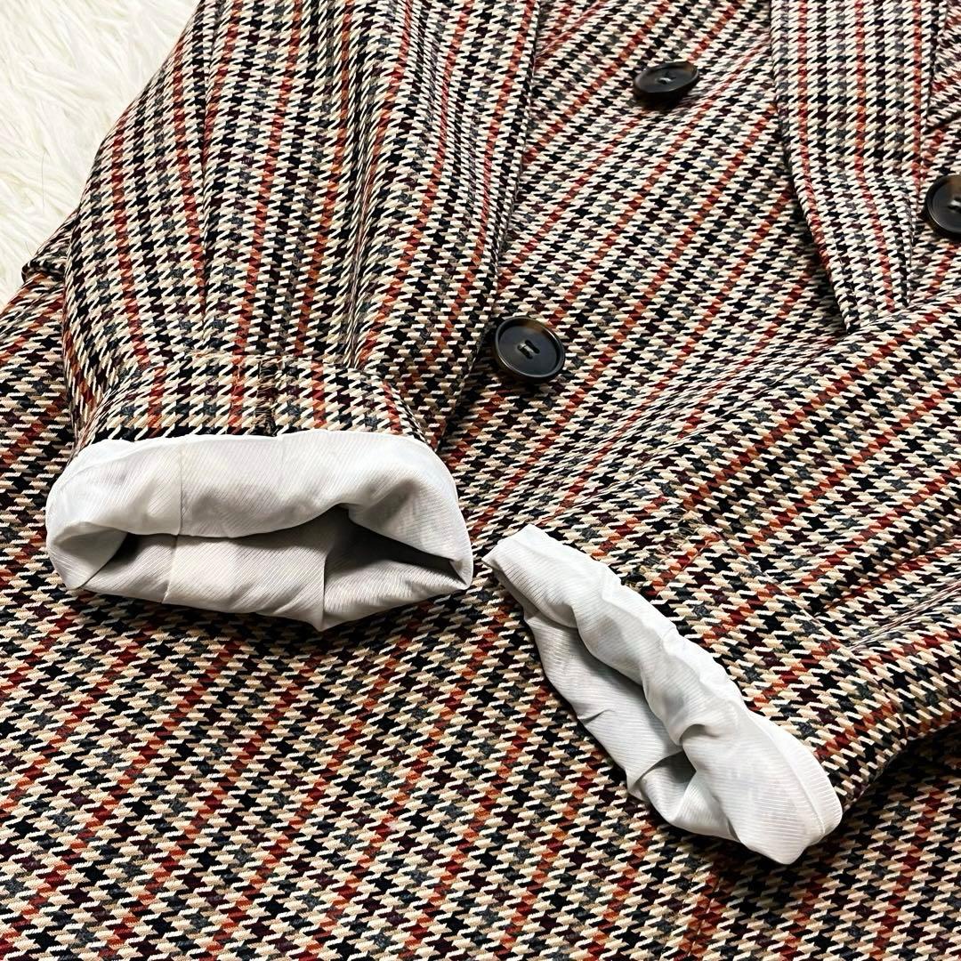 【新品タグ付き✨️】アルアバイル リオペルカラーチェックダブルジャケット