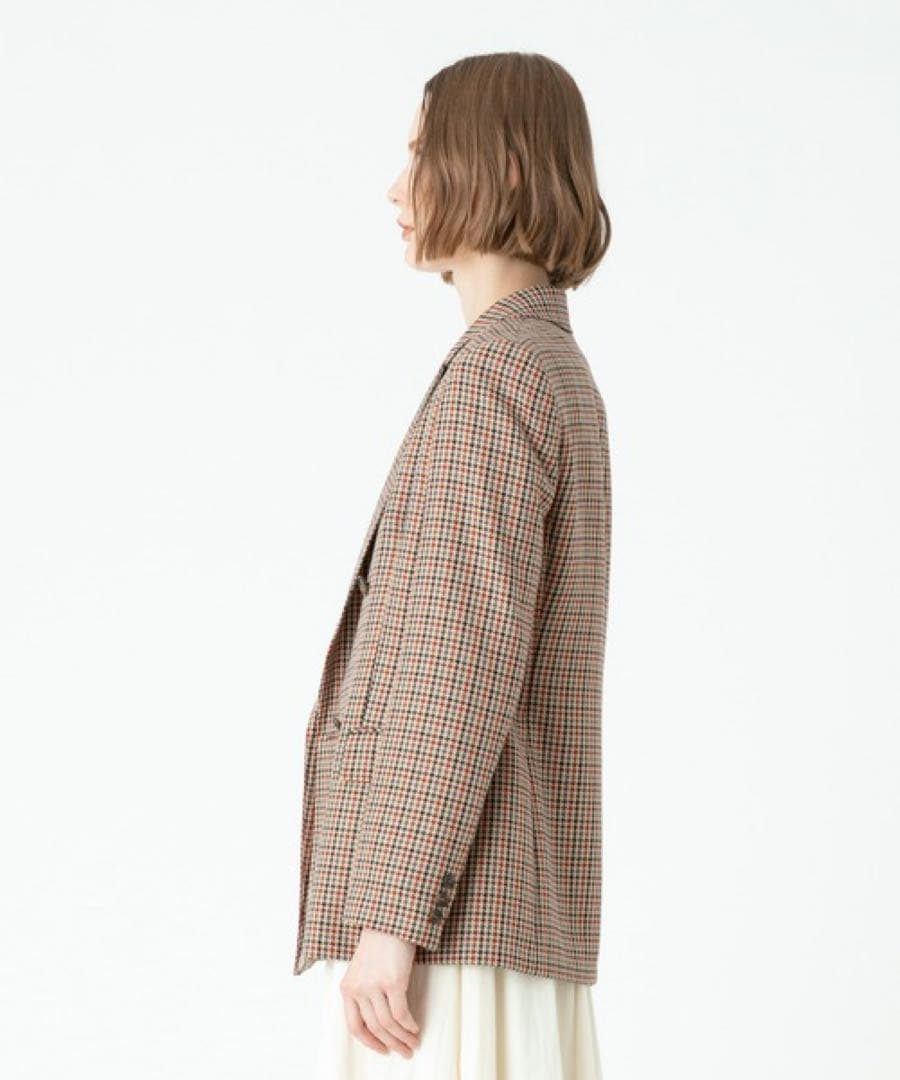 【新品タグ付き✨️】アルアバイル リオペルカラーチェックダブルジャケット