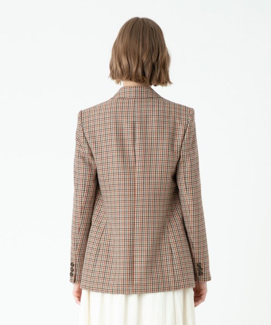 【新品タグ付き✨️】アルアバイル リオペルカラーチェックダブルジャケット