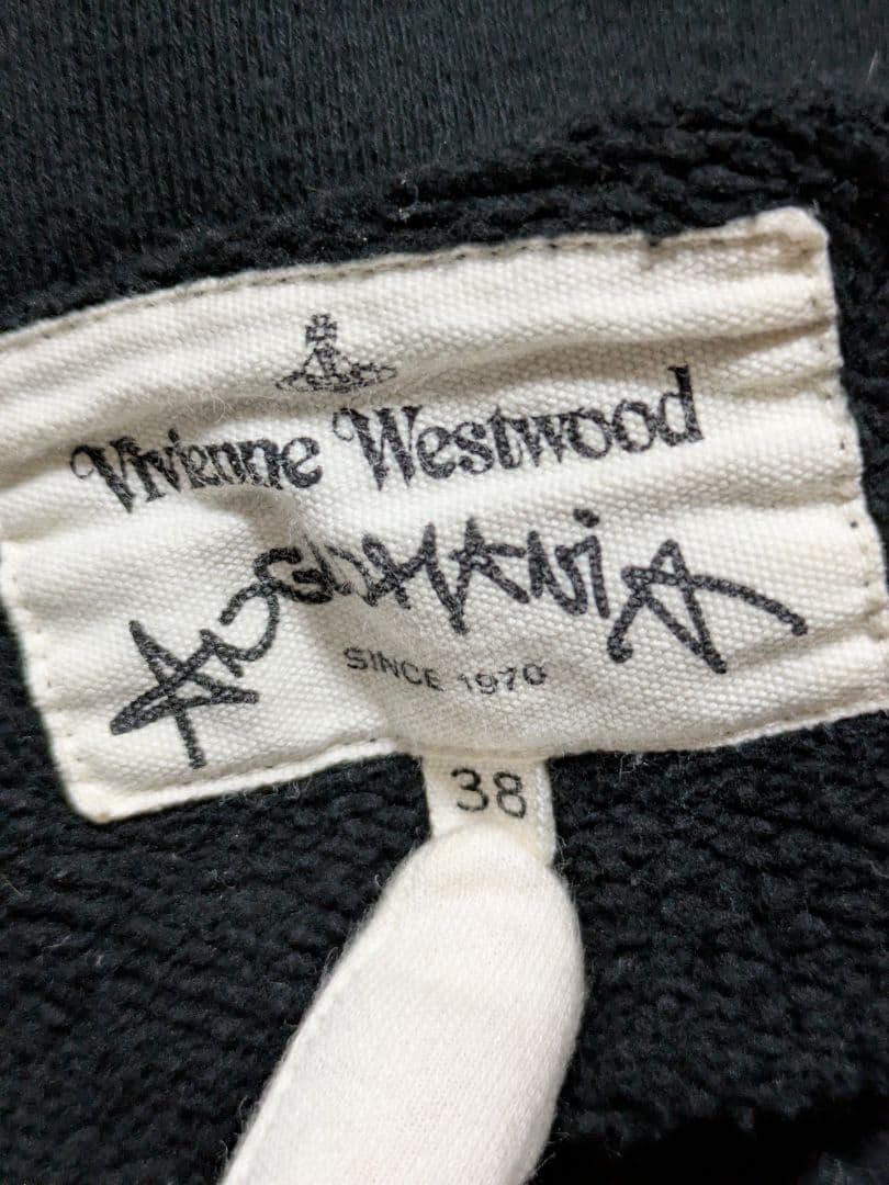 希少✨️ヴィヴィアンウエストウッド 魔女 フード ロングパーカー ブラック 38