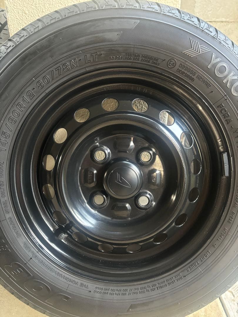 軽自動車4本タイヤホイールセット　　　　　　ダイハツアトレー