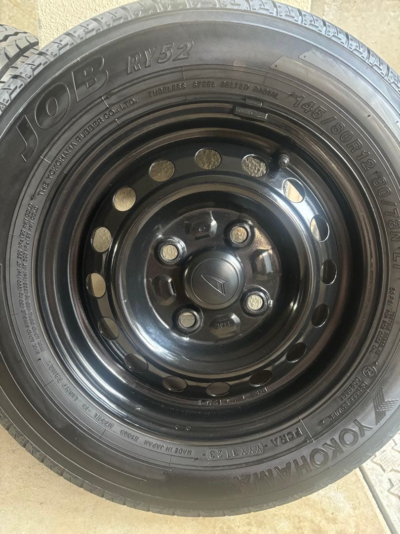 軽自動車4本タイヤホイールセット　　　　　　ダイハツアトレー