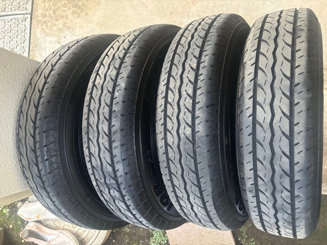 軽自動車4本タイヤホイールセット　　　　　　ダイハツアトレー
