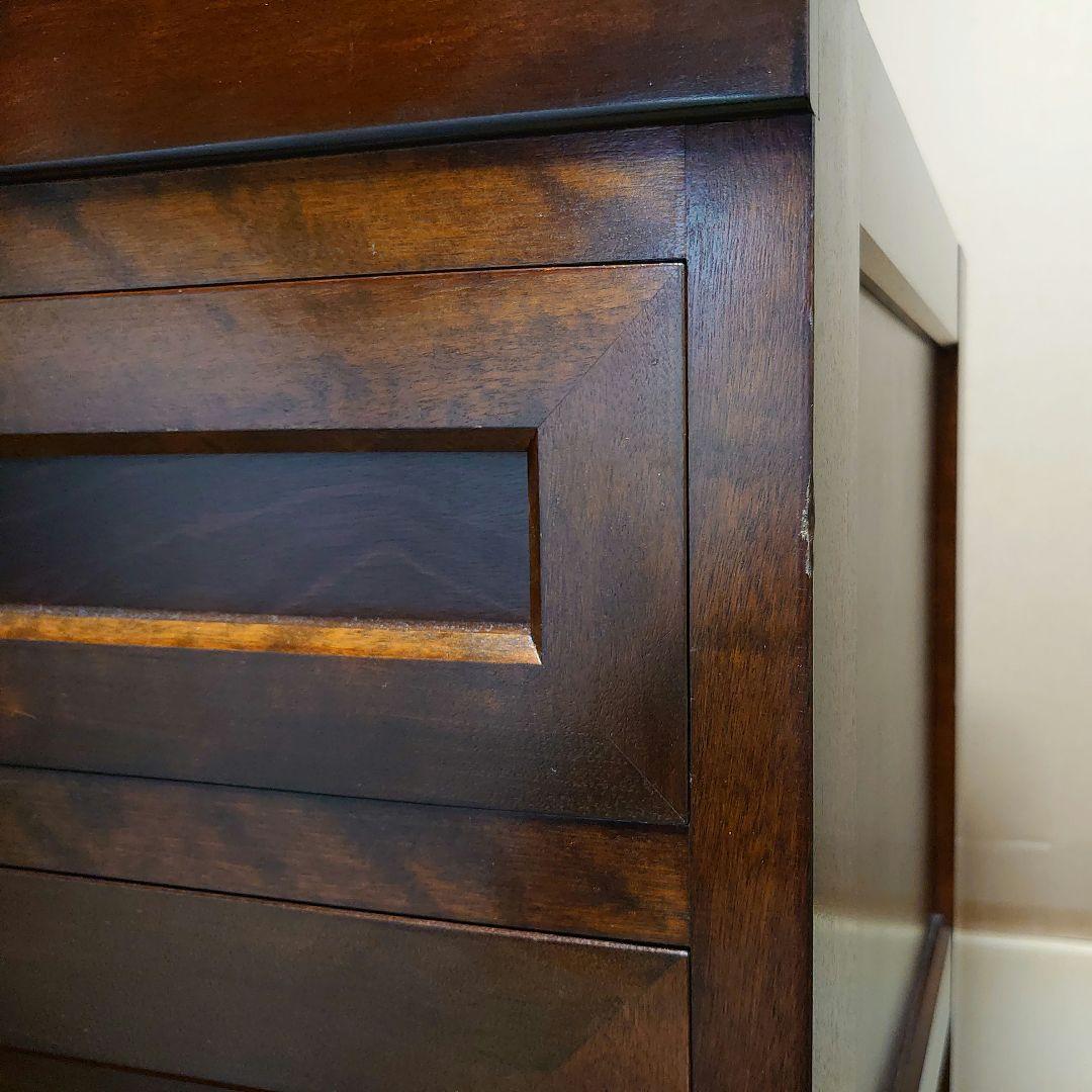 【一生物】松本民芸家具 ミズメザクラ 高山式整理箪笥(参考定価¥318,000）