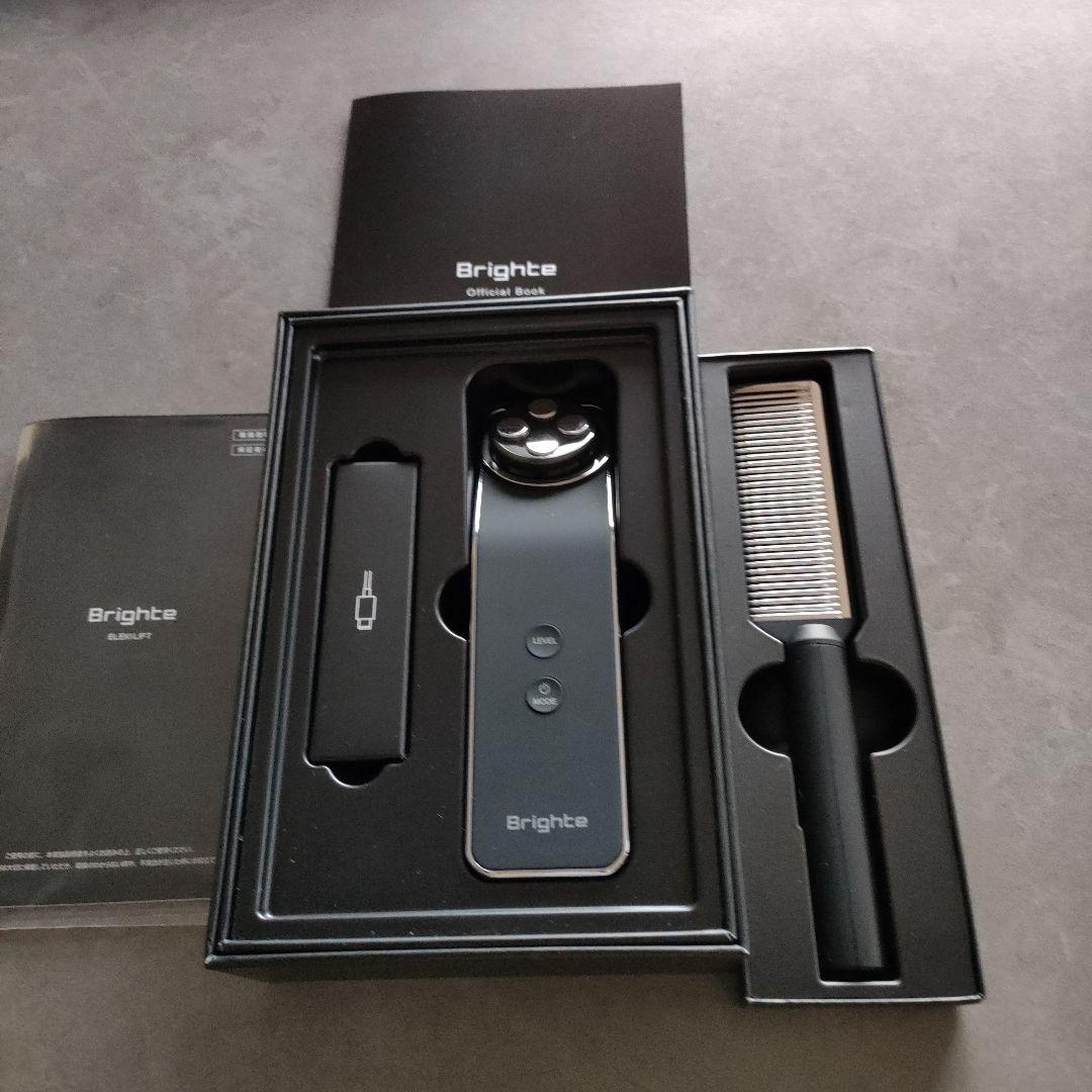 ブライトエレキリフト 美顔器 本体とコーム付き