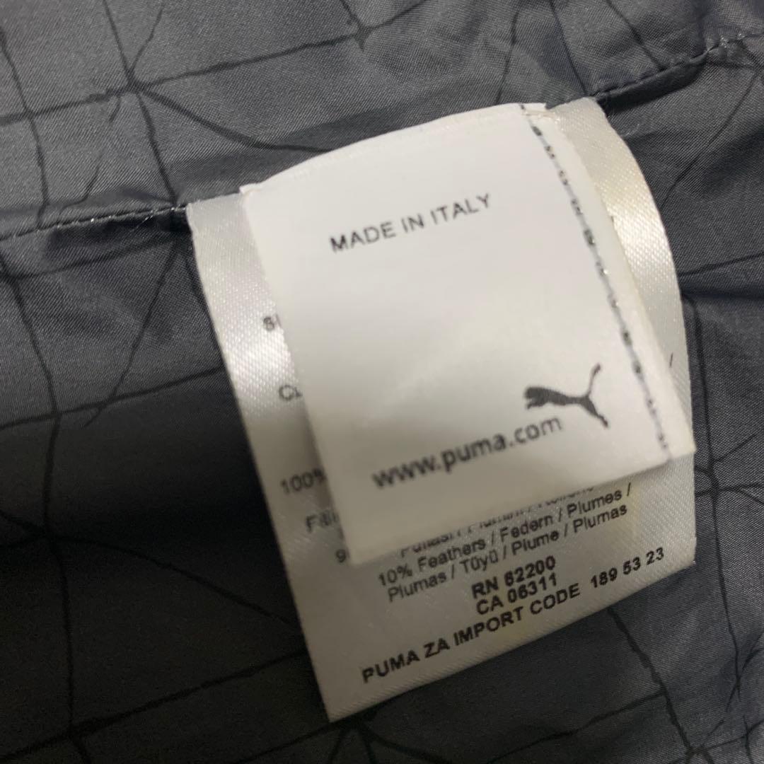 未使用に近い 極希少品STAMPDPUMA ラムレザー ダウンベスト ブラック