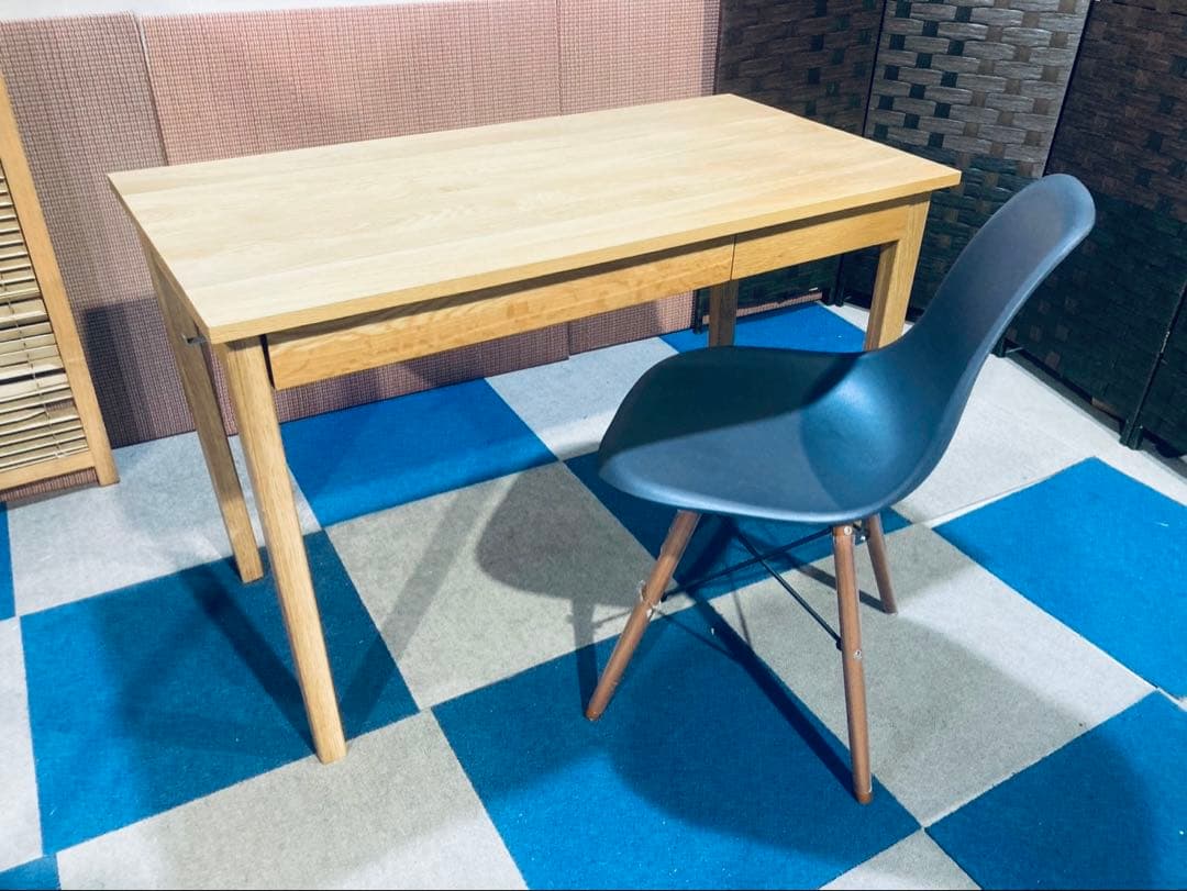 東京都23区(送料込み) MUJIデスク+椅子セット販売(TPS4887)