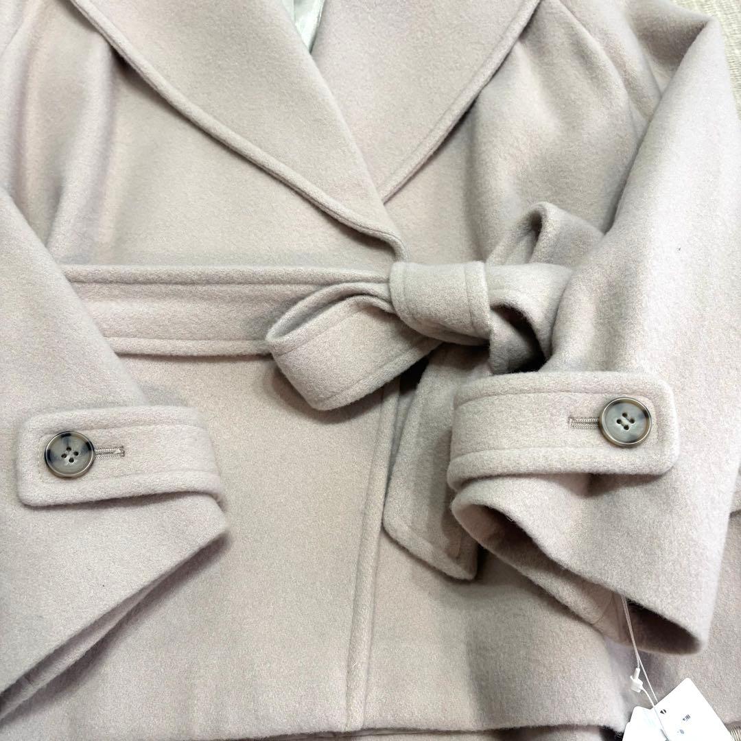 【新品未使用】プロポーションボディードレッシングショート丈ガウンコート（M）