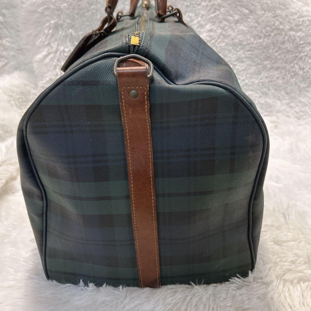 ラルフローレン ブラックウォッチ ボストンバッグ　特大　大容量 ビンテージ 希少