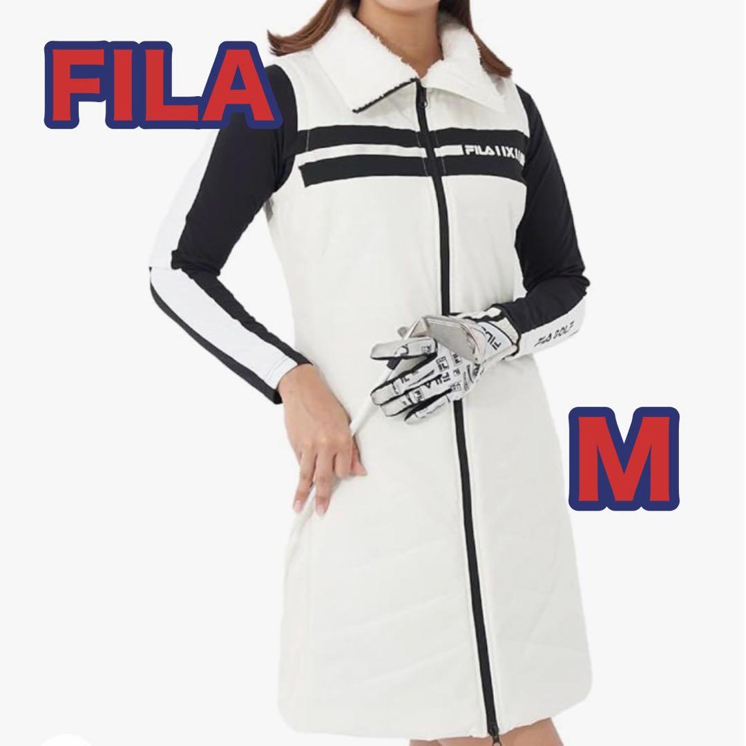 [フィラ ゴルフ] ワンピース ベスト 袖なし レディース M スポーツ ゴルフ