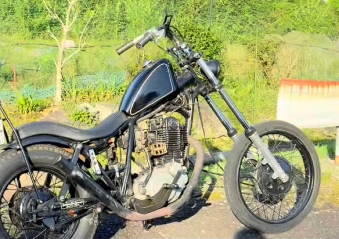 SR400 ハイマウントスポーツタンク タンク内サビなし！