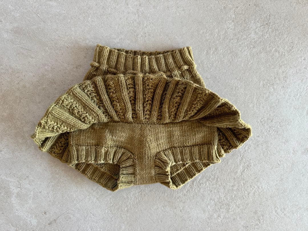 ボトムス Eyelet Popcorn Skating Skirt-Tarragon 2y