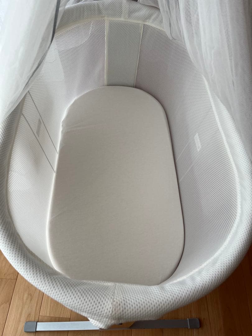 お値下げ！ベビービョルン　クレードル　ベビーベッド　キャノピー付