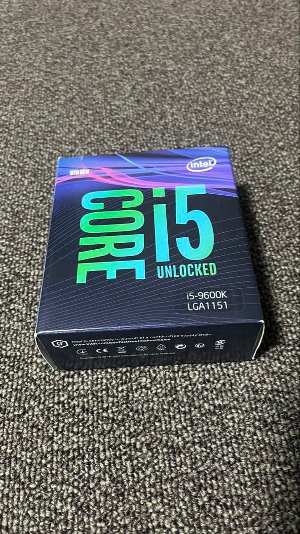 動作確認済みIntel Core i5-9600K CPU LGA 1151