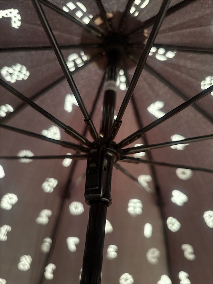 12/14限定価格 SOU・SOU 長傘 数字 素数柄 黒×白