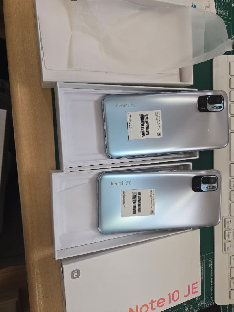 新品未使用2個セットRedmi Note 10 JE 5G シルバー 本体