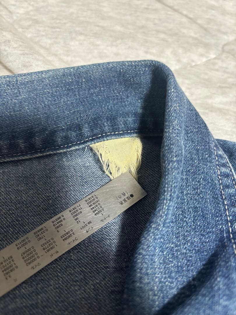 [M35]US ARMY デニムプルオーバー カバーオール ヴィンテージレプリカ