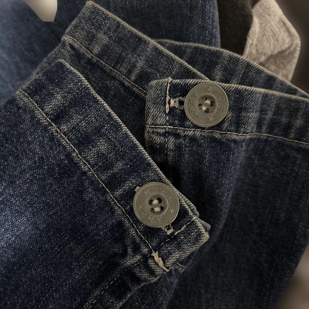 [M35]US ARMY デニムプルオーバー カバーオール ヴィンテージレプリカ