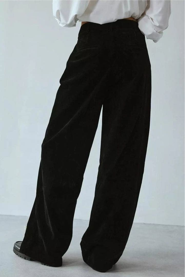 パンツ DREAM Sister Jane velvet pants S BLACK