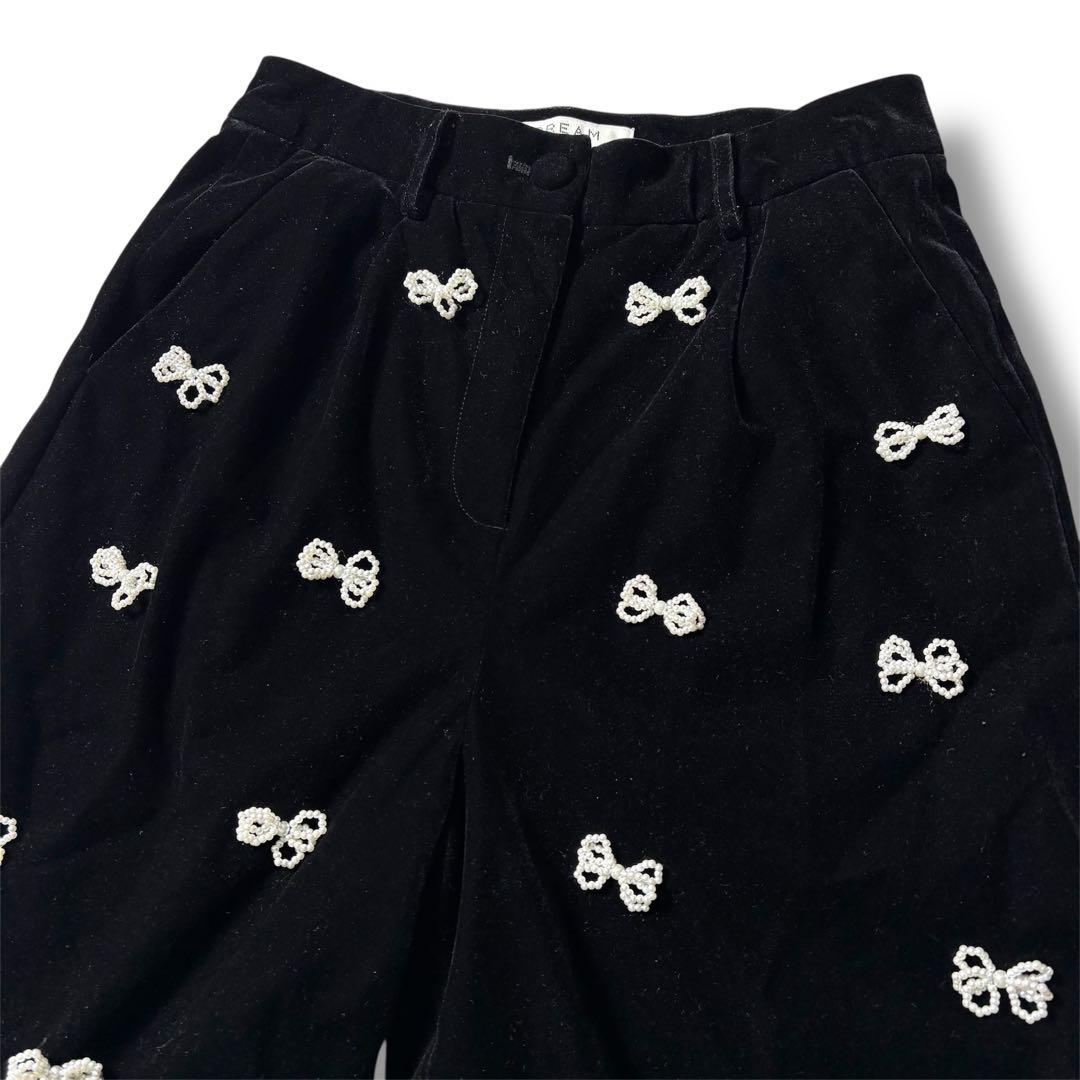 パンツ DREAM Sister Jane velvet pants S BLACK